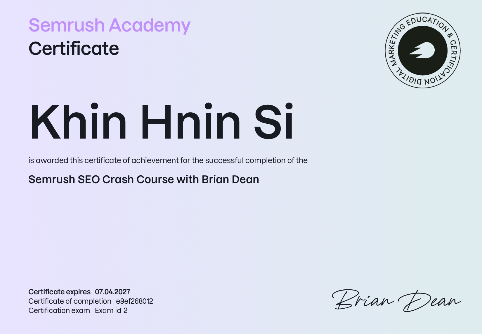 Semrush SEO Crash Course with Brian Dean